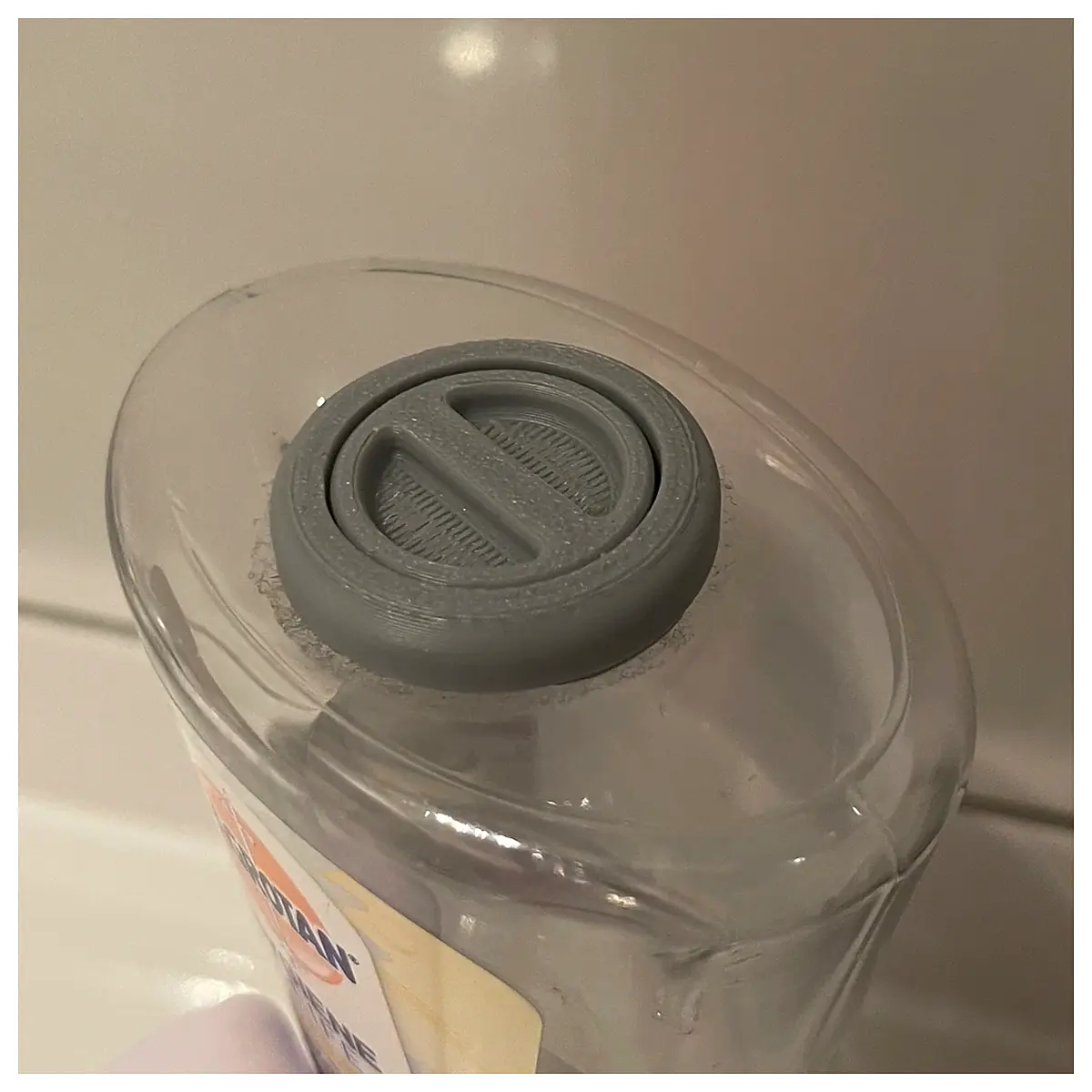 touchless soap dispenser refill cap screw on replacement parts for automatic hand sanitizer bottle