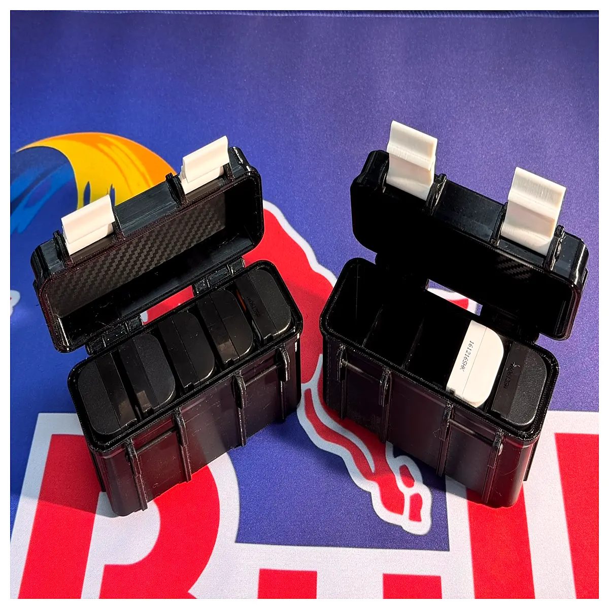 lp e6 battery case hard shell protective box organizer for 5 batteries dslr charger storage travel