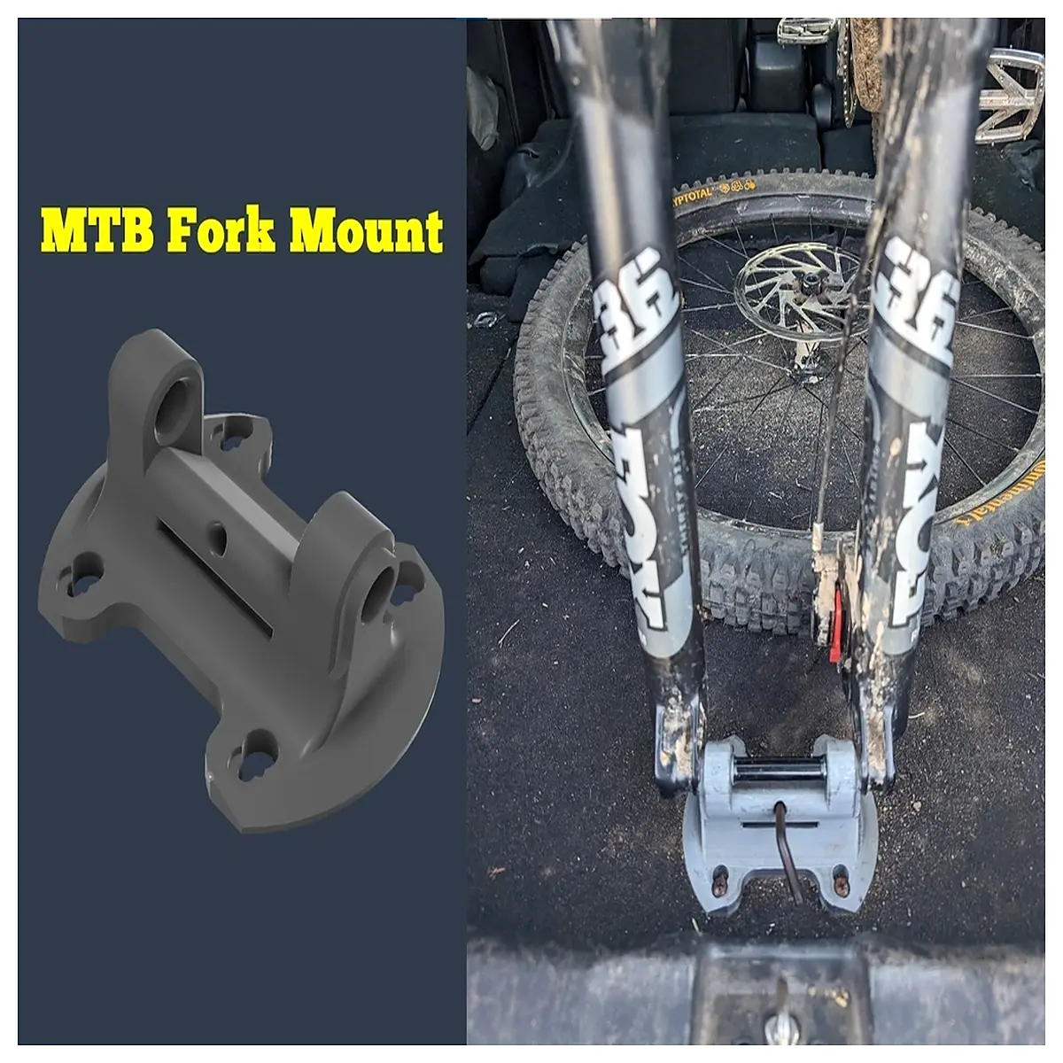 mountain bike fork mount for action camera osmo front handlebar stem accessory