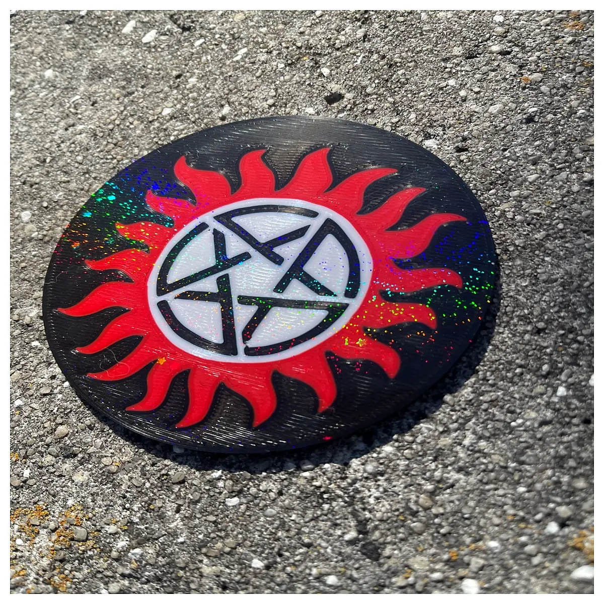 mystical coaster set paranormal decor spooky home accessories occult aesthetic table protection