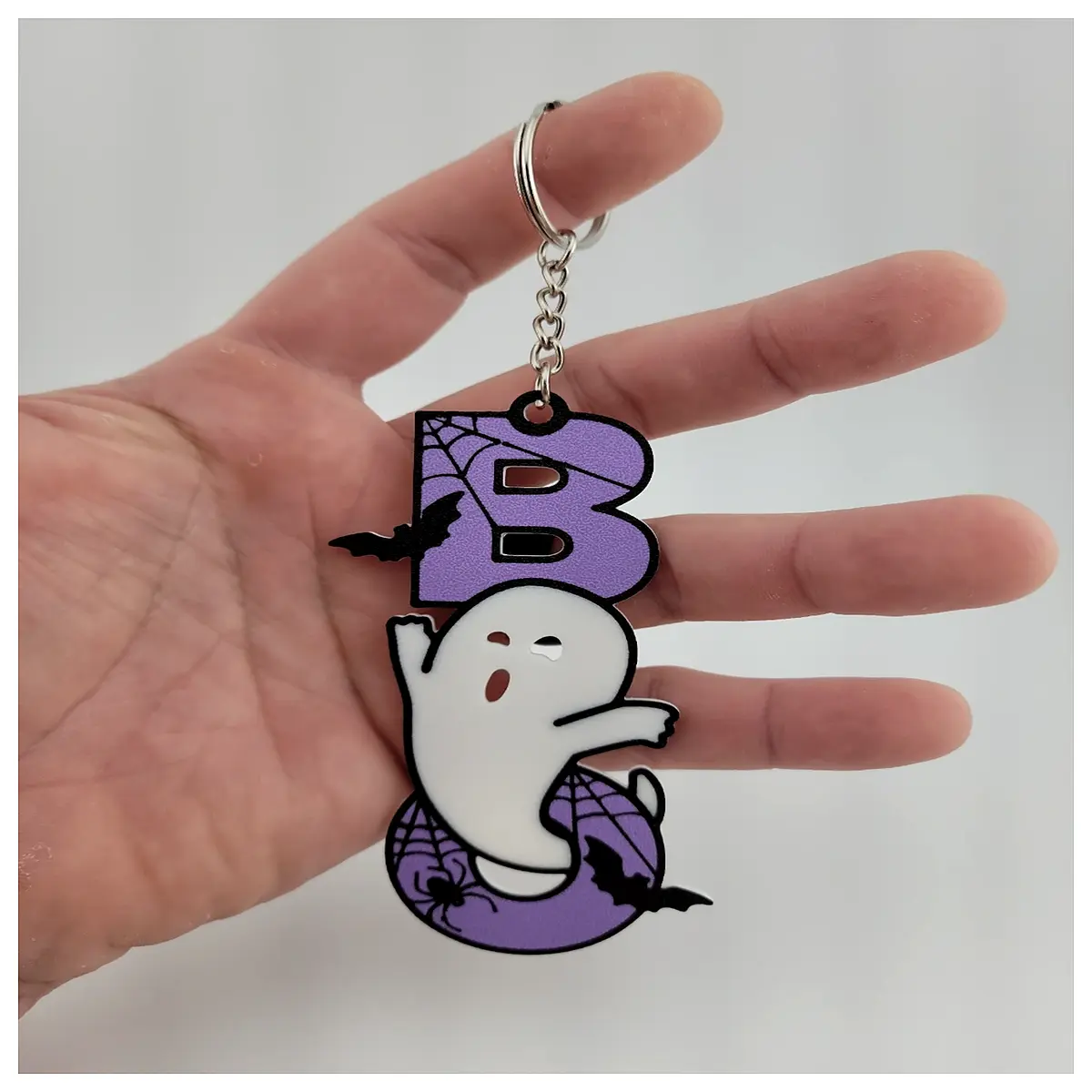 spooky boo ghost keychain for bags cute halloween party favor gift