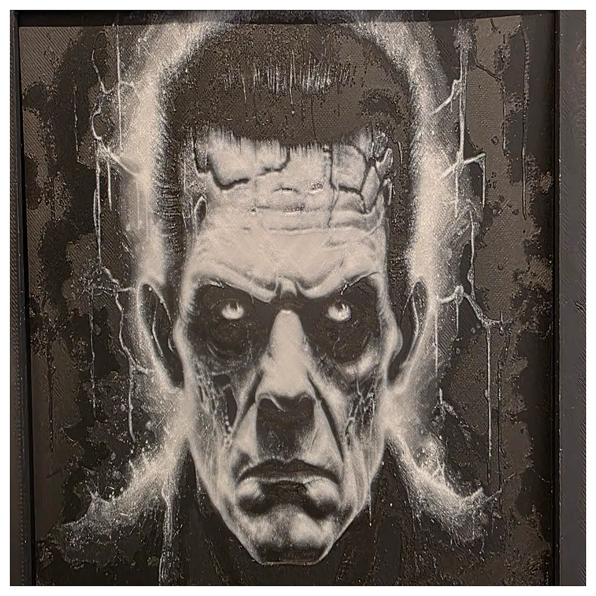 glowing frankenstein toy neon green zombie figure halloween party decoration props scary cosplay accessories dark fantasy collectible figurine