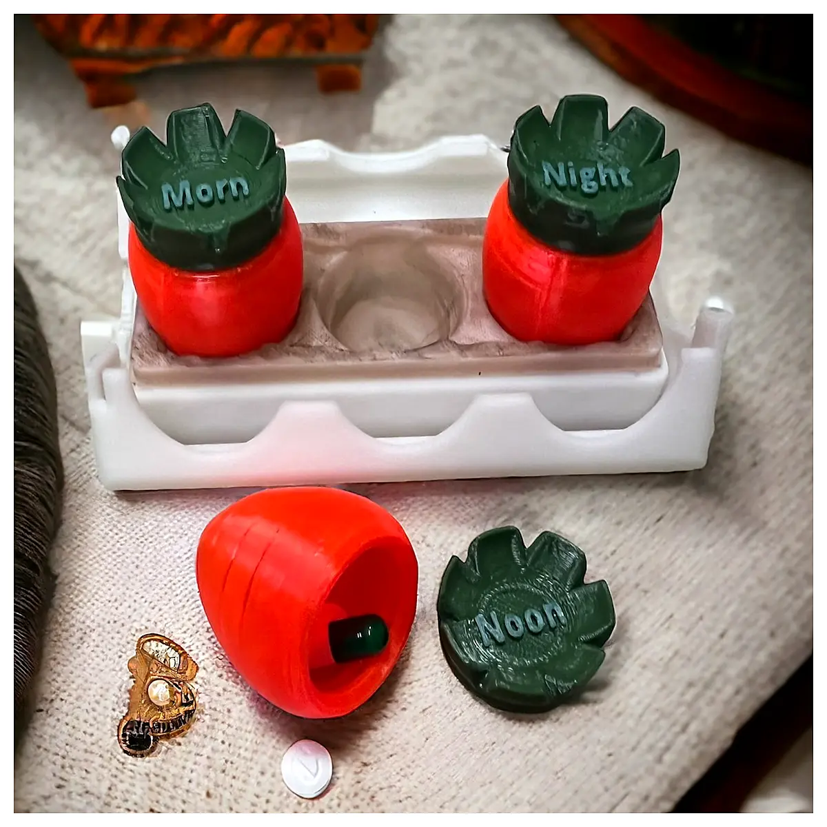 weekly pill organizer with alarm large capacity medicine box for elderly travel portable compartmentalized