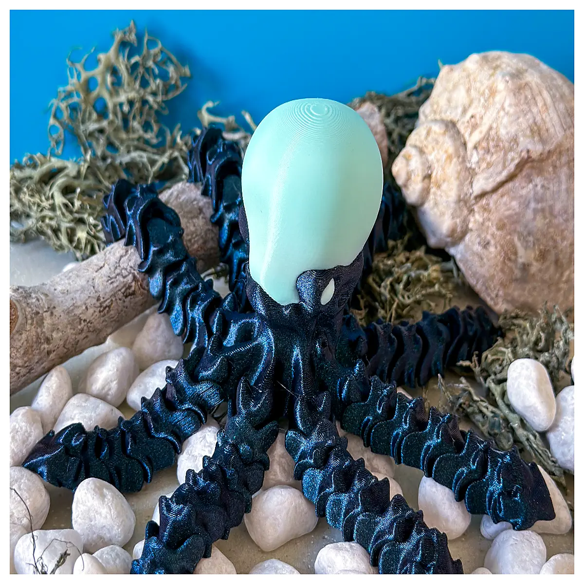 articulated octopus plush toy for kids squishy stress relief squeeze toy educational marine animal figure soft hugging pillow gift