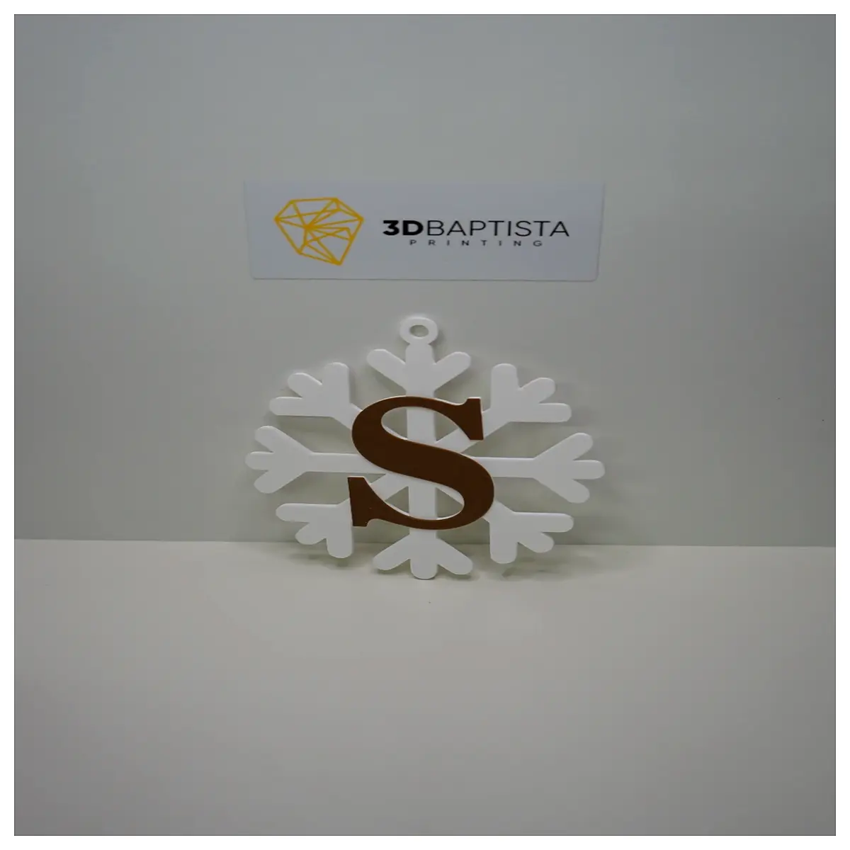 letter s snowflake pendant necklace silver gold charm for winter holiday gift