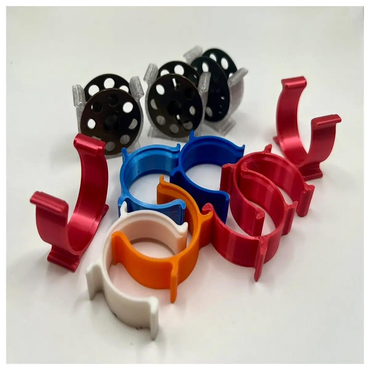 long arm sewing machine thread spool holder clip for quilting foot accessory