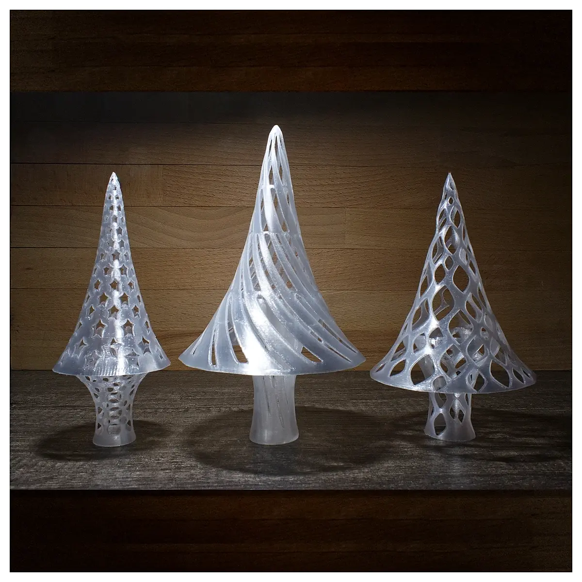 self supporting christmas tree print file no support needed easy to print holiday decor