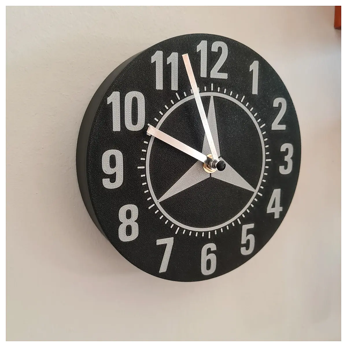 wall clock 56mm mechanical movement automotive decor for garage man cave office