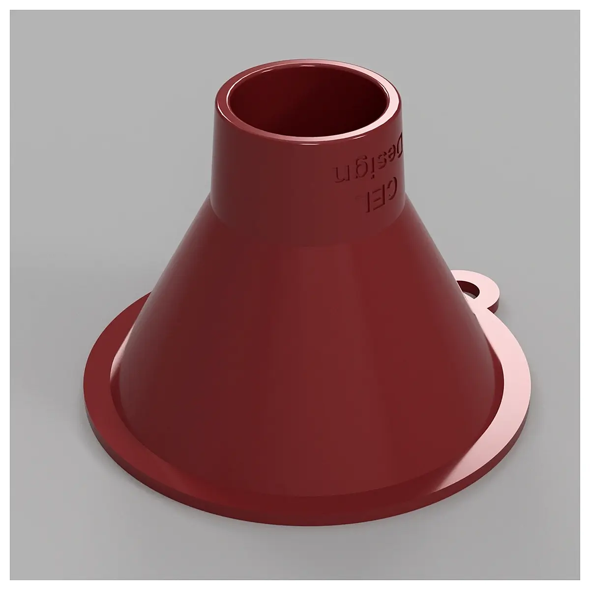 25cm long funnel with 25mm narrow tip for precise pouring lab chemistry glassware