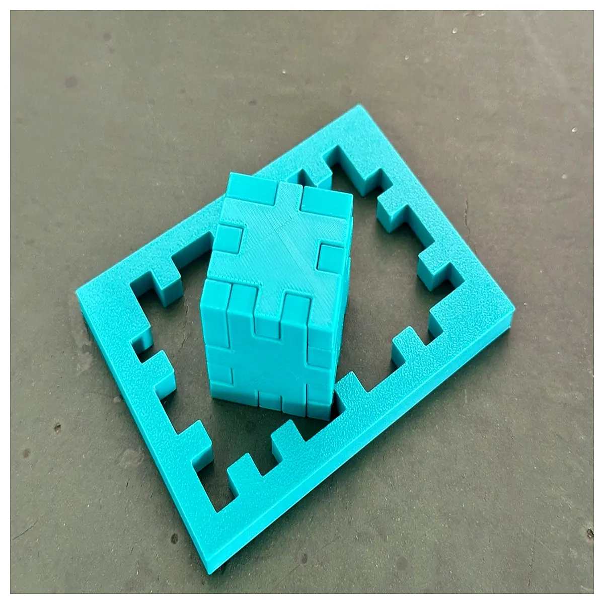 kids brain teaser cube puzzle educational toy geometric shape sorting game for toddlers 3 6 years old