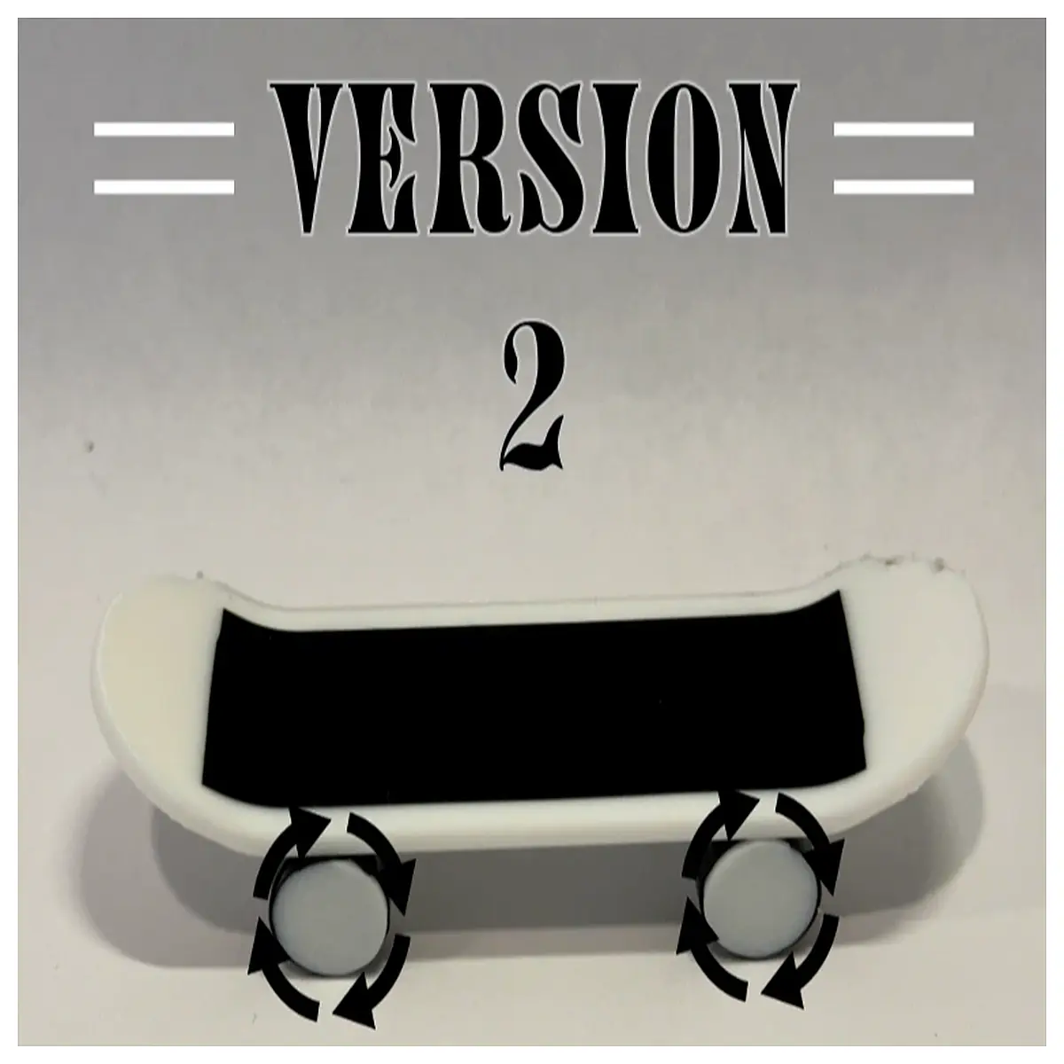 fidget spinner finger skateboard v2 with large wheels printed toy stress relief desk gadget for kids adults
