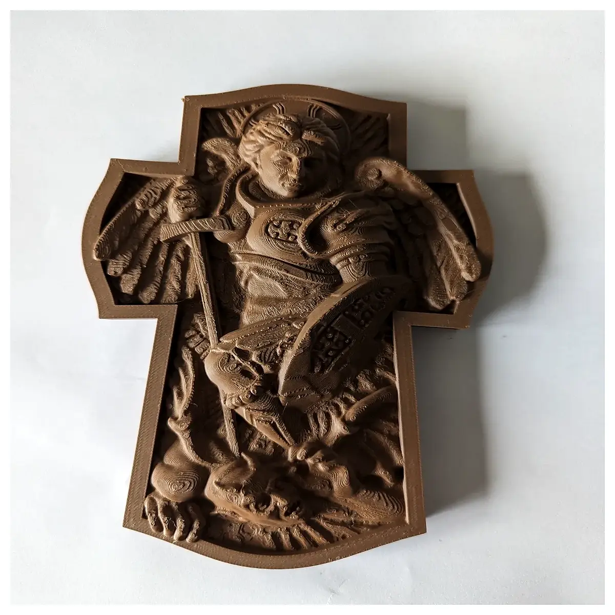 archangel michael statue angel protection jewelry faith gift holy spirit