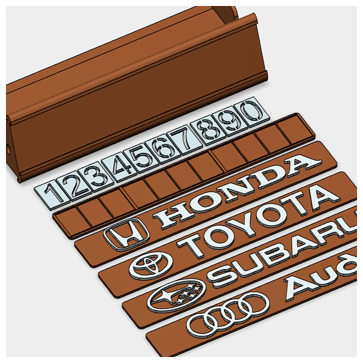 temporary parking phone number sign move car now sticker portable cell phone holder for dashboard emergency contact plate