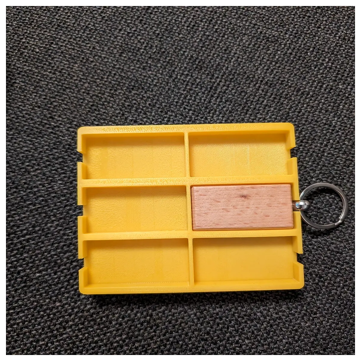 wooden keychain jig 50x30mm for laser engraver xtool f1 diy craft holder