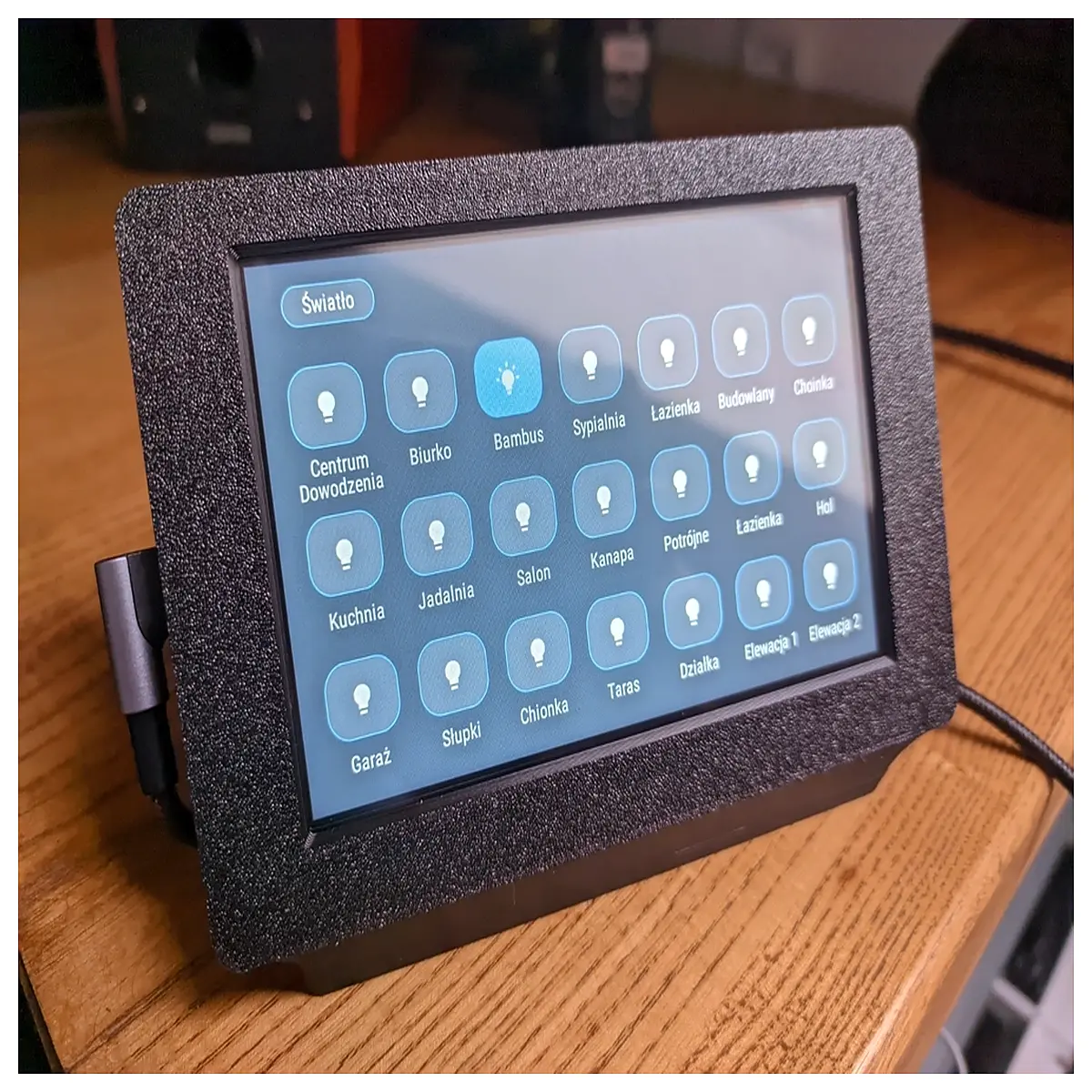 openhasp esp32 s3 sunton 8048s050 desktop smart home controller diy