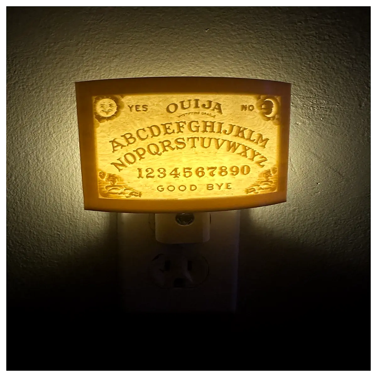 spooky ghost night with ouija board design translucent resin for bedroom decor haunted house party favor gifts