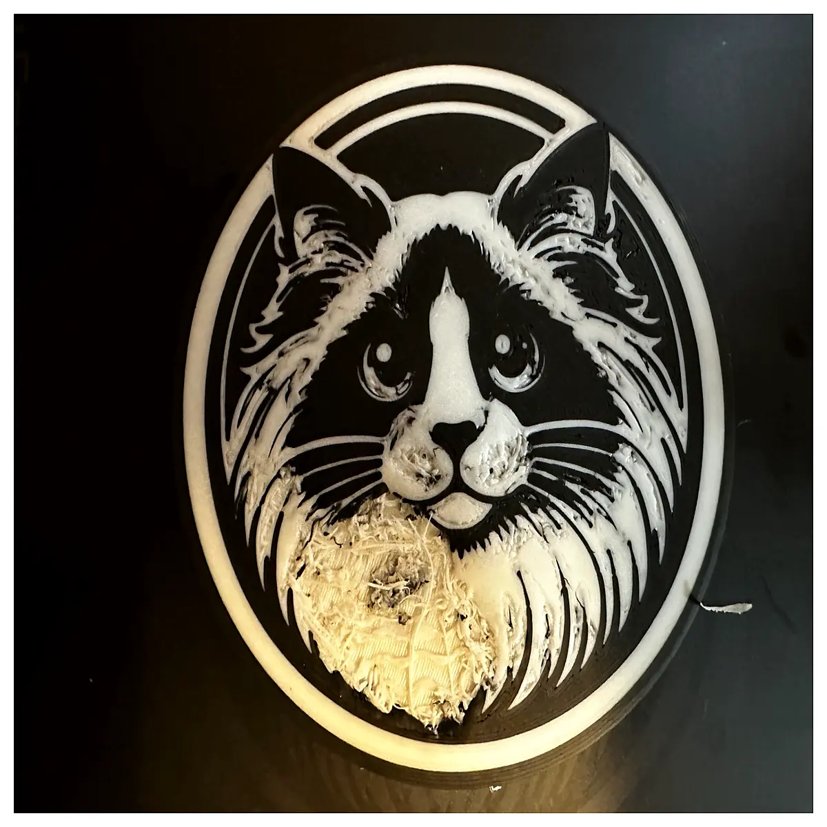 cute ragdoll cat coaster set silicone non slip drink mat for coffee table home decor gift