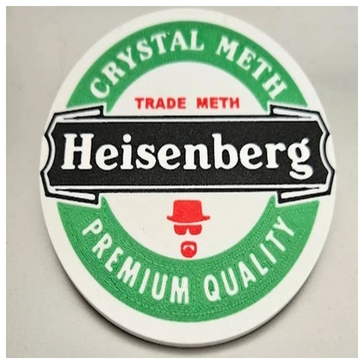 heisenberg uncertainty principle physics coaster set for lab geek desk decor