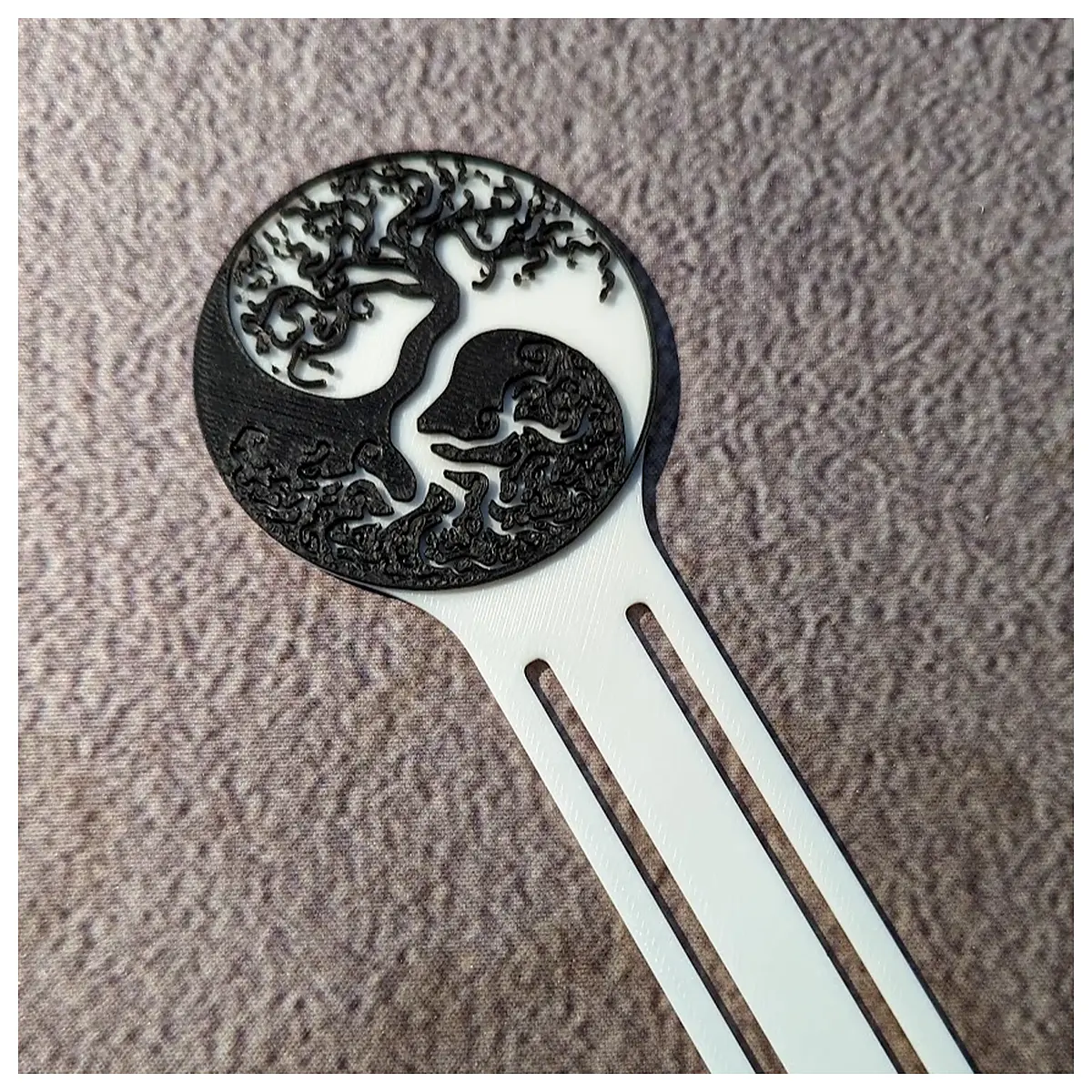 yin yang tree of life bookmark metal magnetic reading marker for spiritual mindfulness