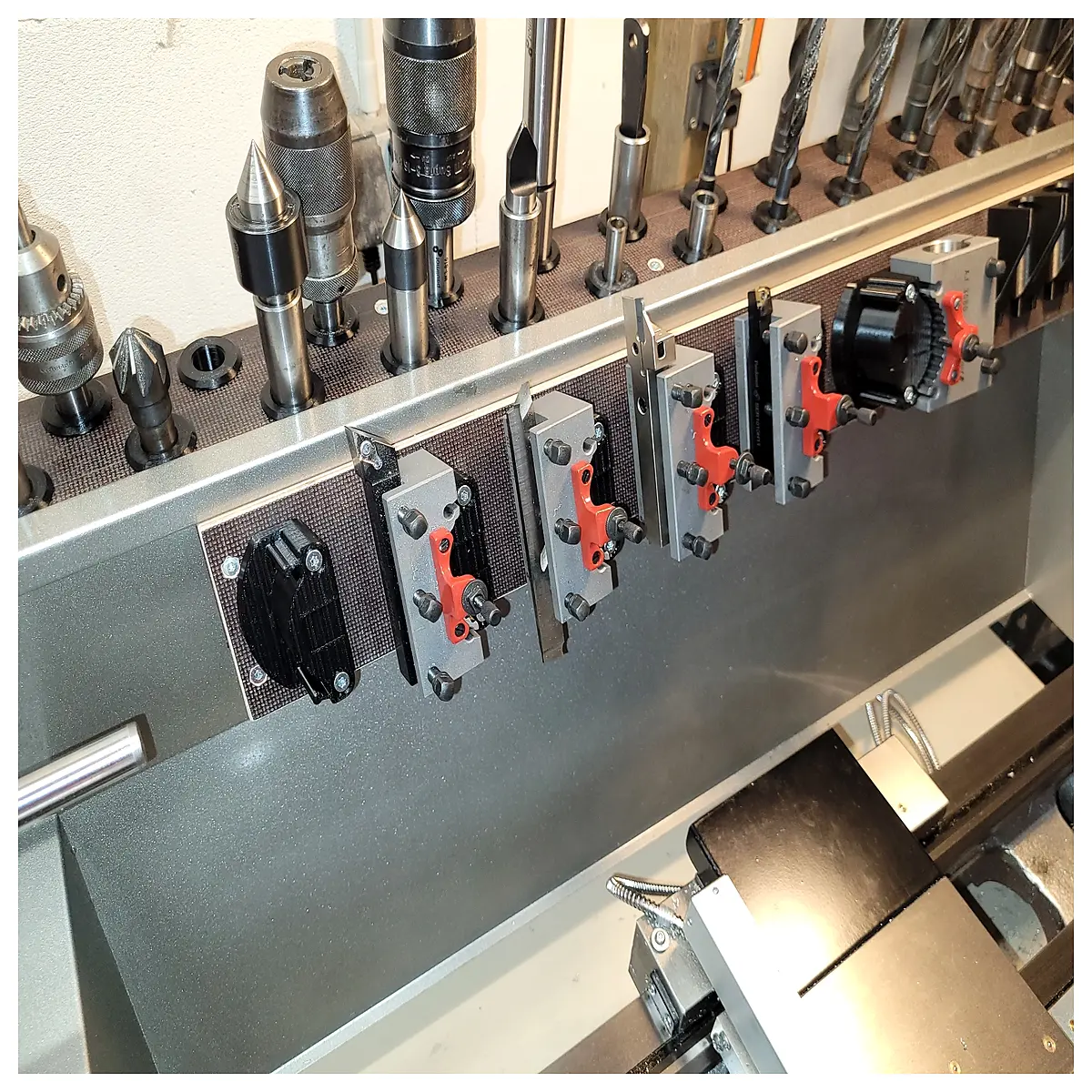 multifix a card holder bracket mount for wall panel organization duty storage