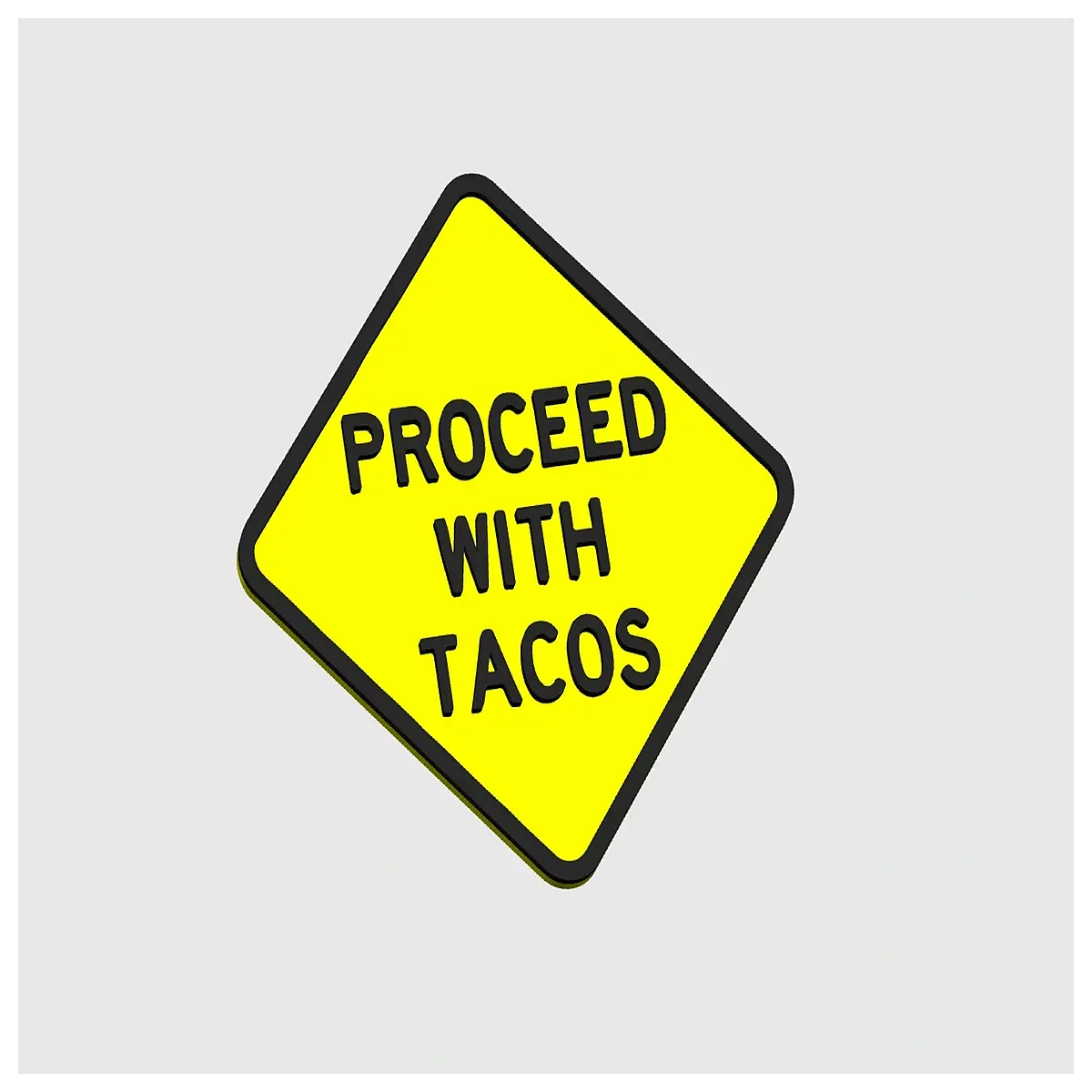 continue eating tacos road sign funny metal wall decor novelty taco lovers home kitchen bar party decoration