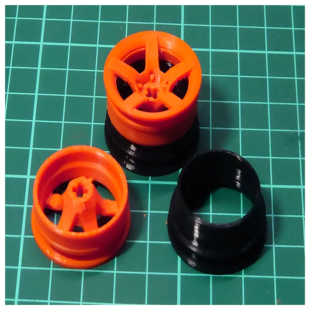 5 spoke building block wheels 30x20mm compatible with major brick brands spare parts for custom car models and construction toys