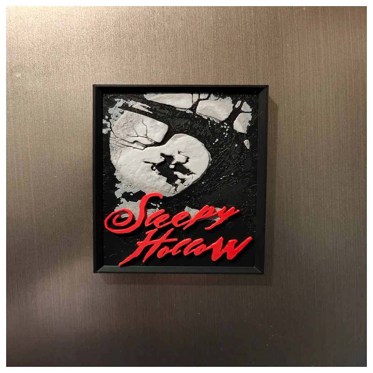 sleepy hollow movie poster fridge magnet tim gothic horror decor ichabod crane skull art fans