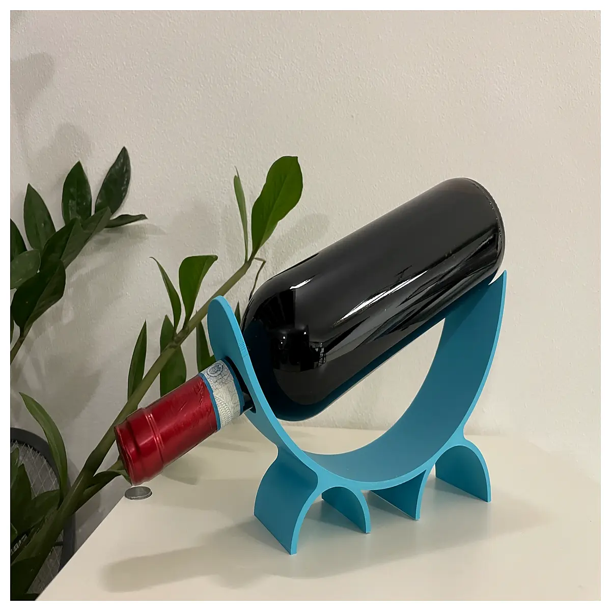 round wine rack bottle holder for kitchen counter storage organizer