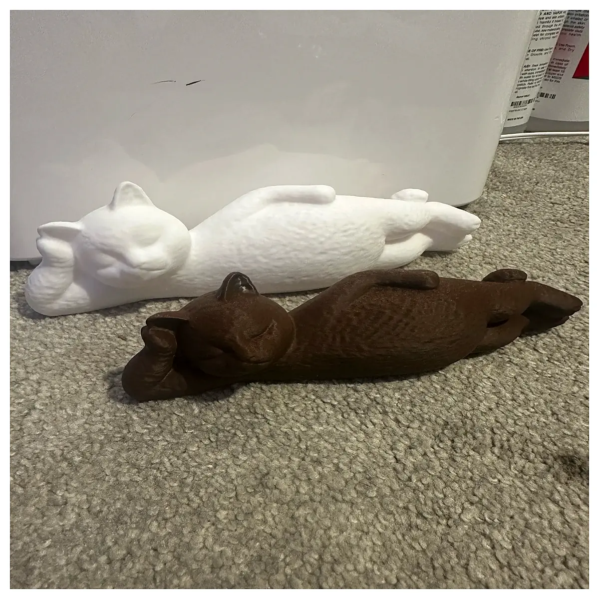 cute sleeping cat plushie relaxing feline decor for bedroom nap time pillow cozy animal home accessories