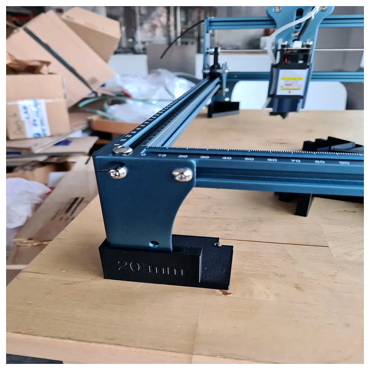 sculpfun s9 laser mount bracket height extender riser for engraving machine stability upgrade accessories