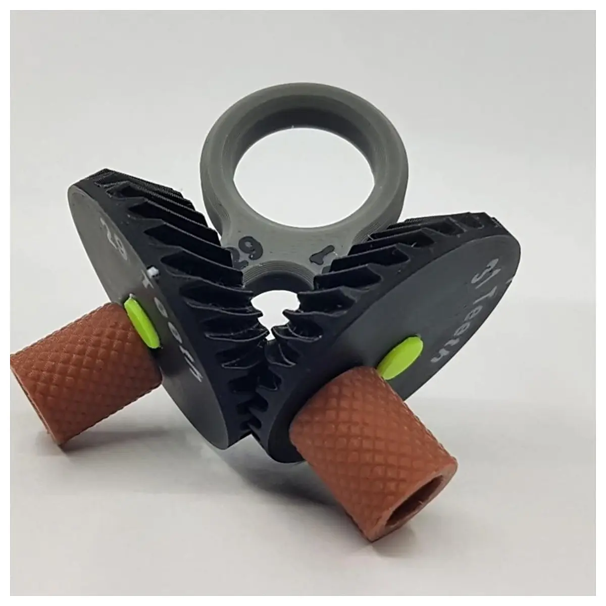 helical bevel gear fidget toy v2 stress relief spinning twisty tactile sensory tool for anxiety