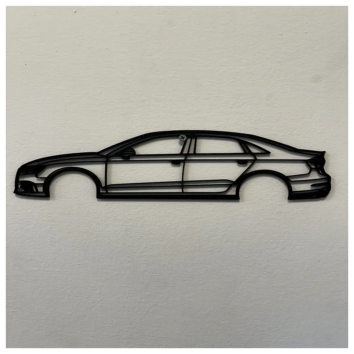 rs3 sedan silhouette decal sticker for car window styling