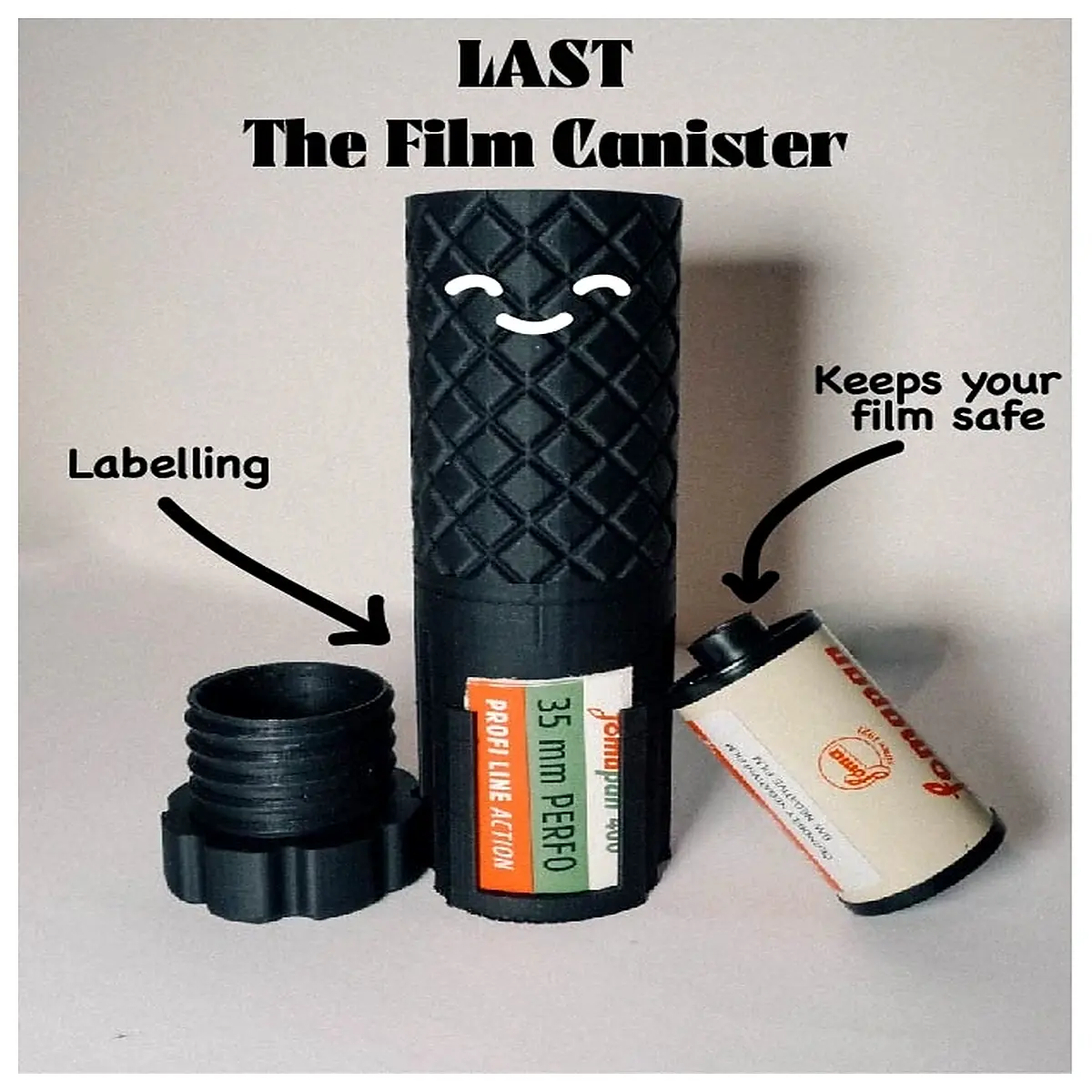 last film canister storage box protective case for 35mm roll holder organizer