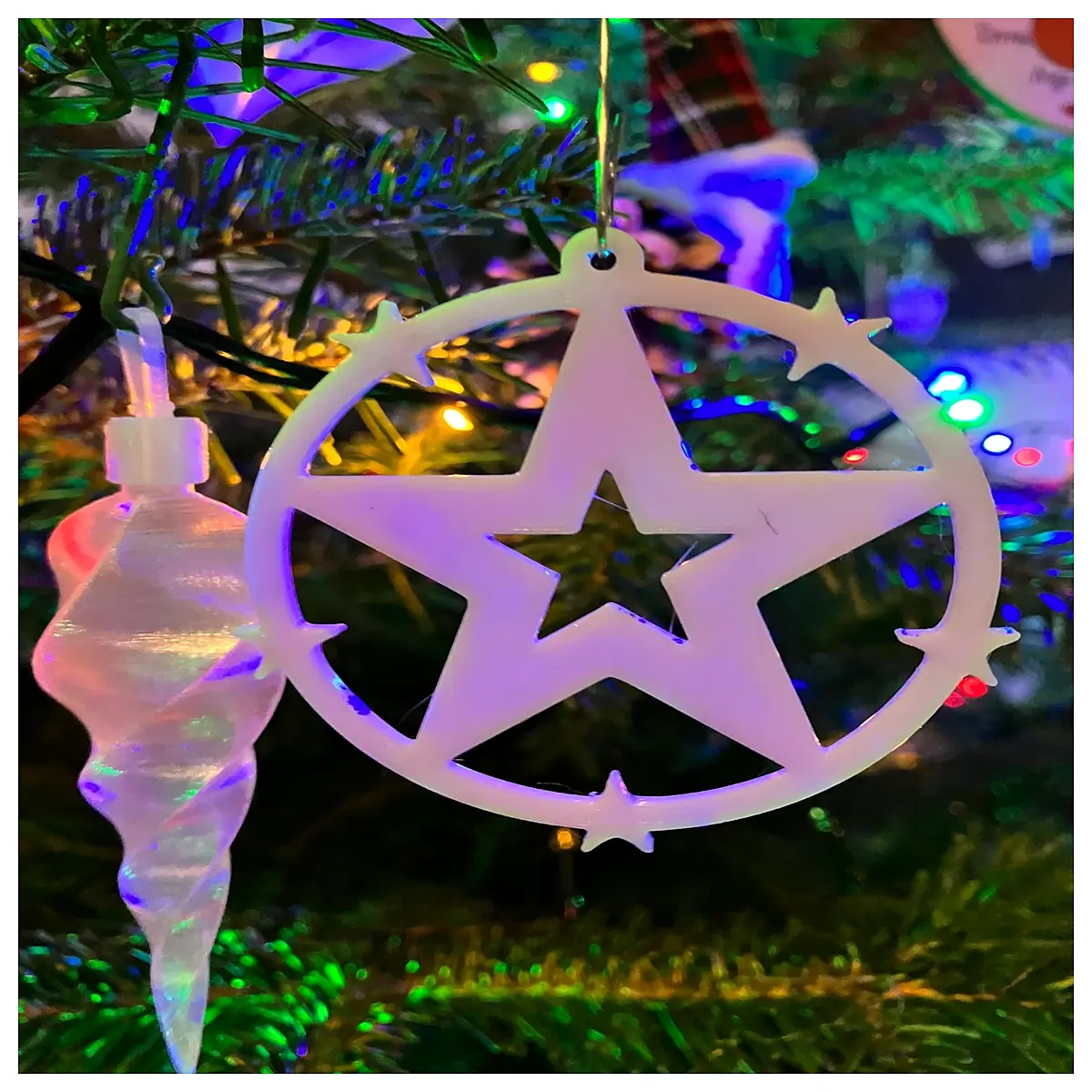 christmas star decorations for tree hanging ornaments gold silver glitter stars holiday party table centerpieces