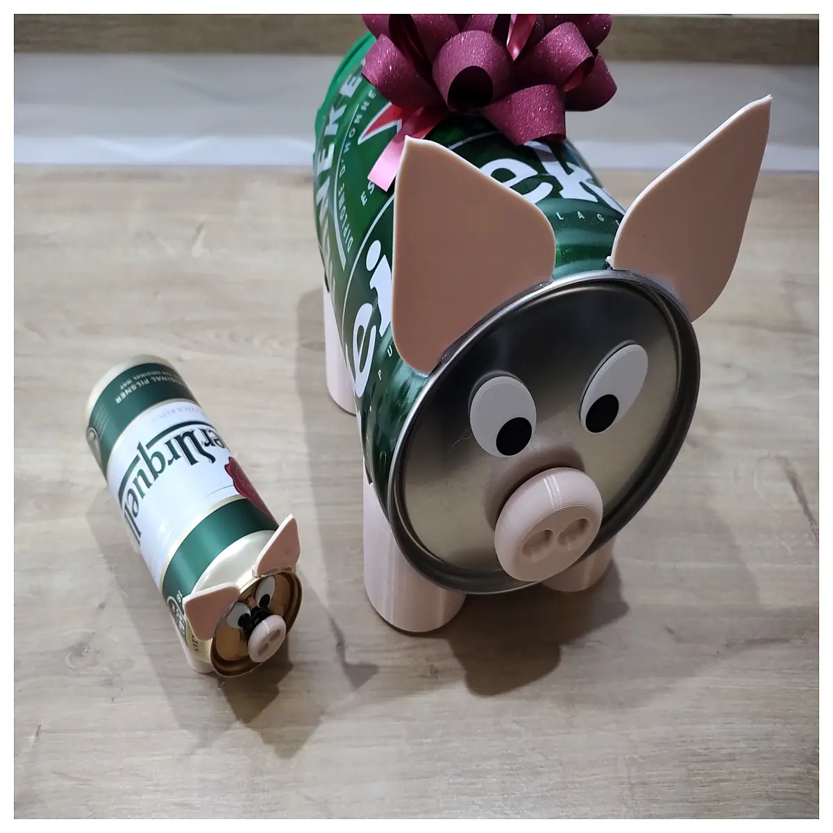 cute piggy beer mug novelty men dad birthday party drinking accessories