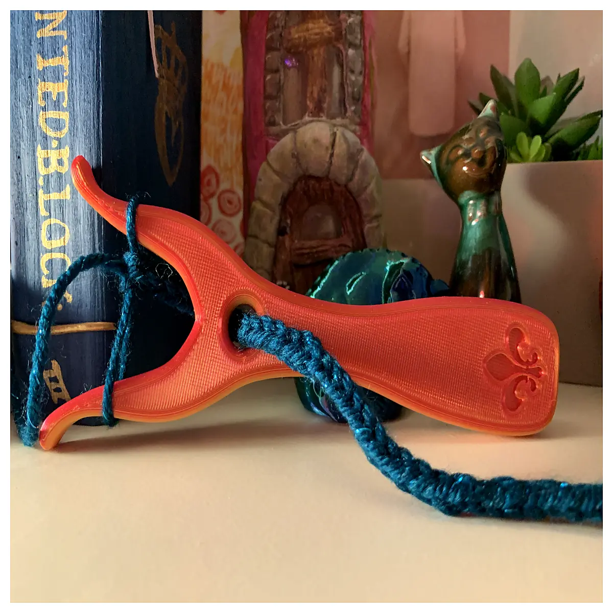 macrame cord crimper tool set for flat weaving rope clamps