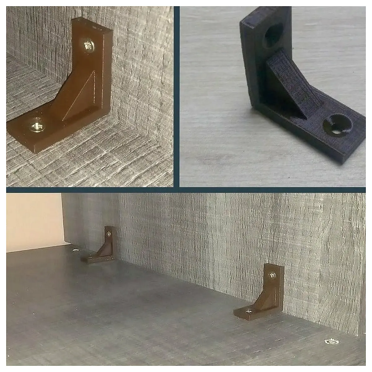 duty wall mount bracket for tv monitor shelf support steel iron fixed holder