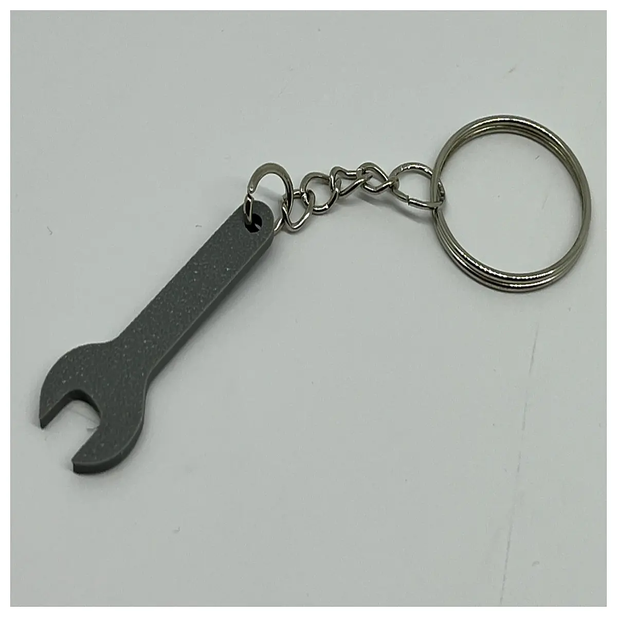 flat wrench keychain multi tool pocket edc survival gadget compact spanner ring for men women