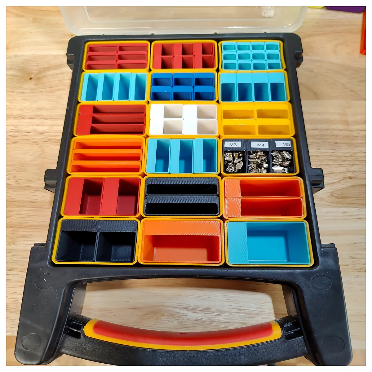 small parts organizer bin insert for harbor freight cabinet storage