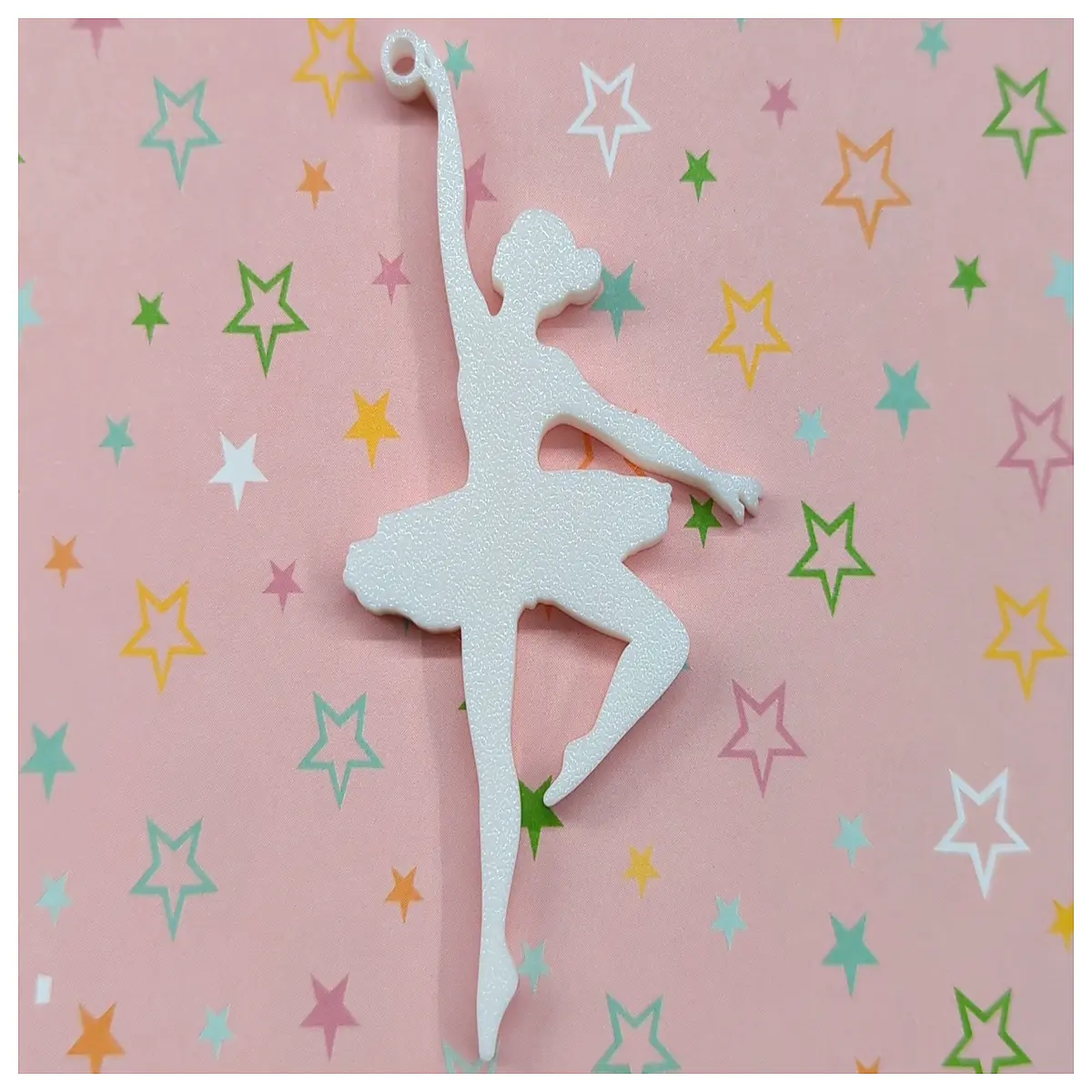 cute ballerina keychain for women girls dance lover gift ballet teacher present