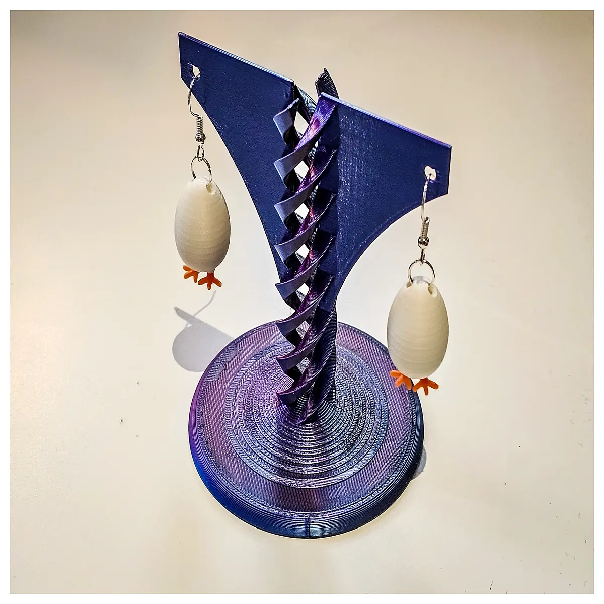 acrylic earring organizer rack holder for jewelry storage and organization