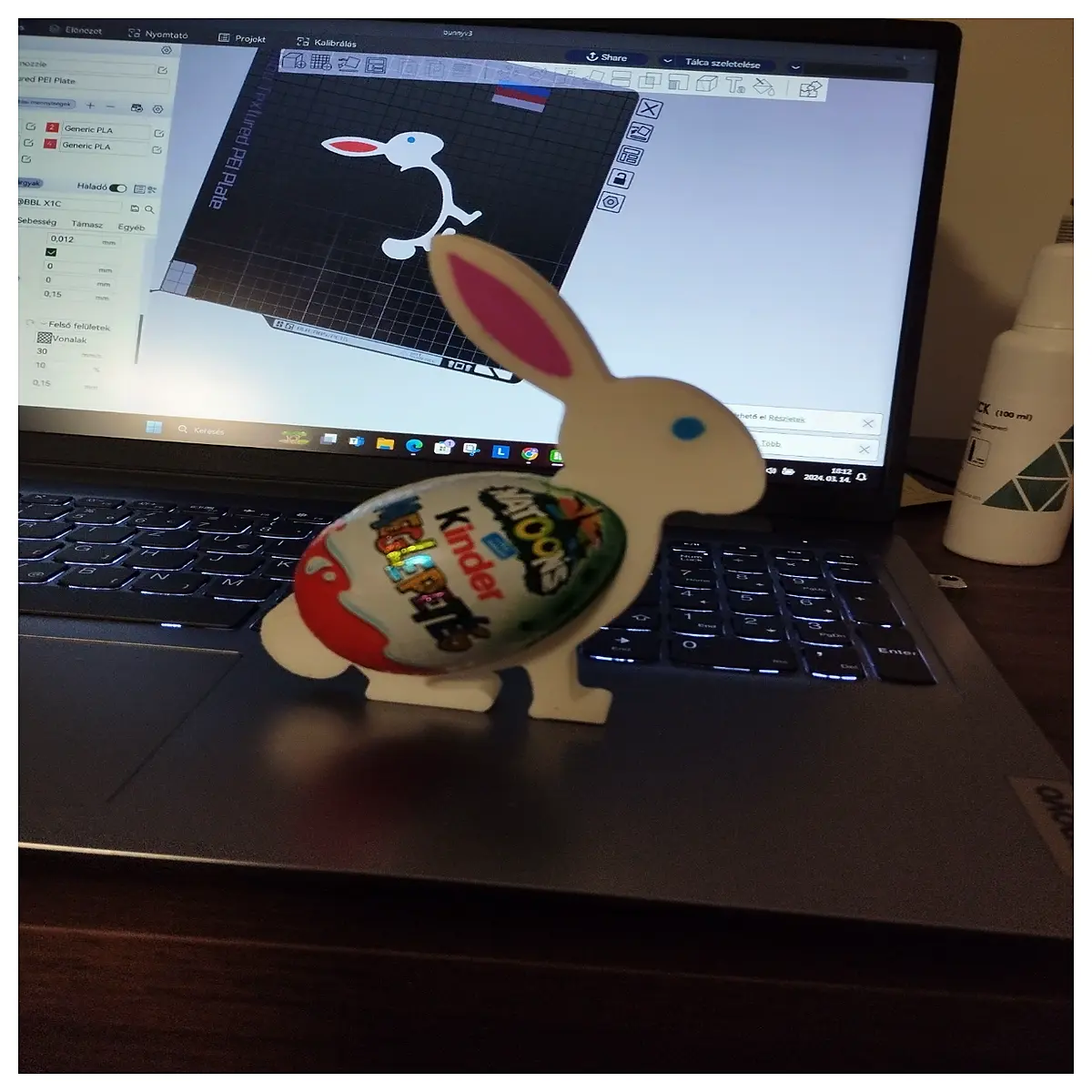 cute bunny egg holder for breakfast table decor easter party supplies
