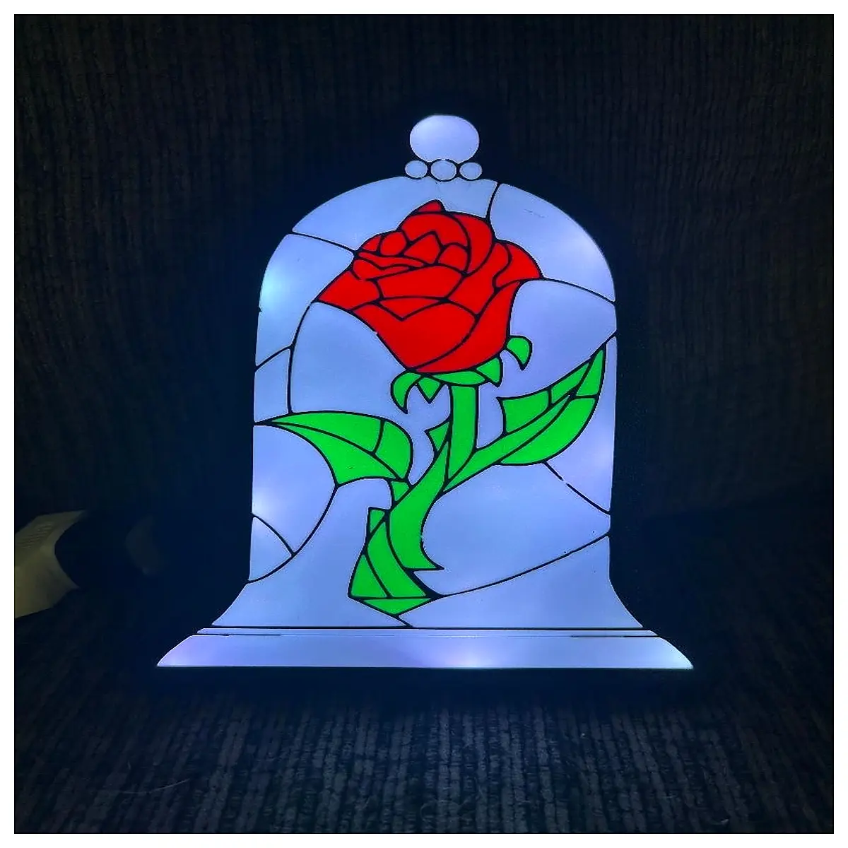 beauty and the beast rose night romantic bedroom decor women