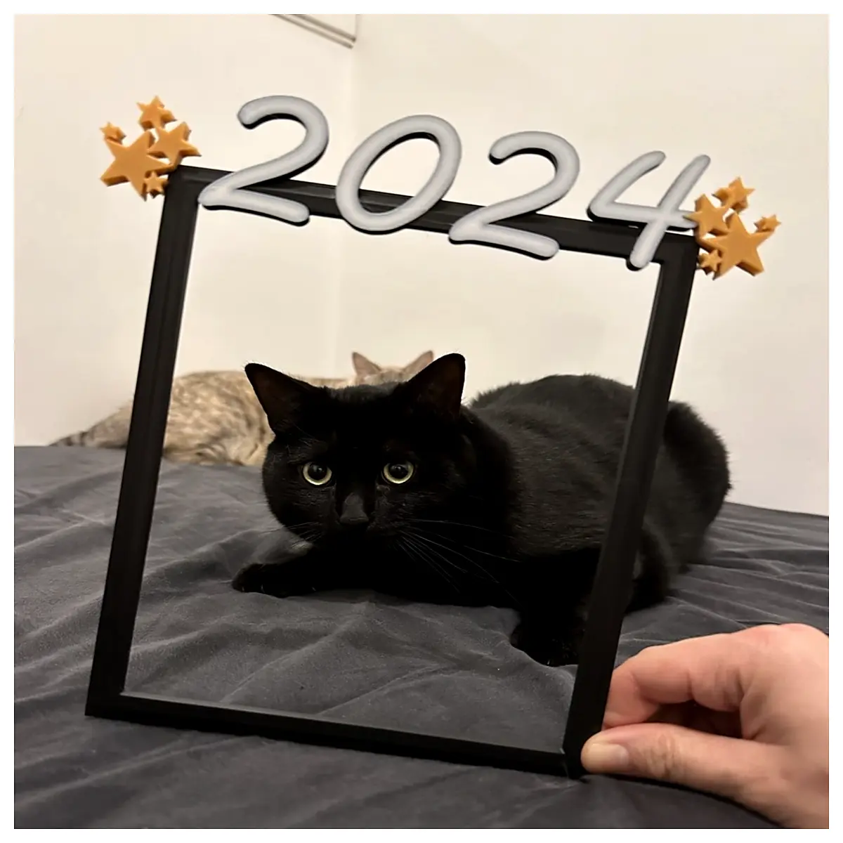 party photo booth frame props 2024 new year birthday wedding backdrop