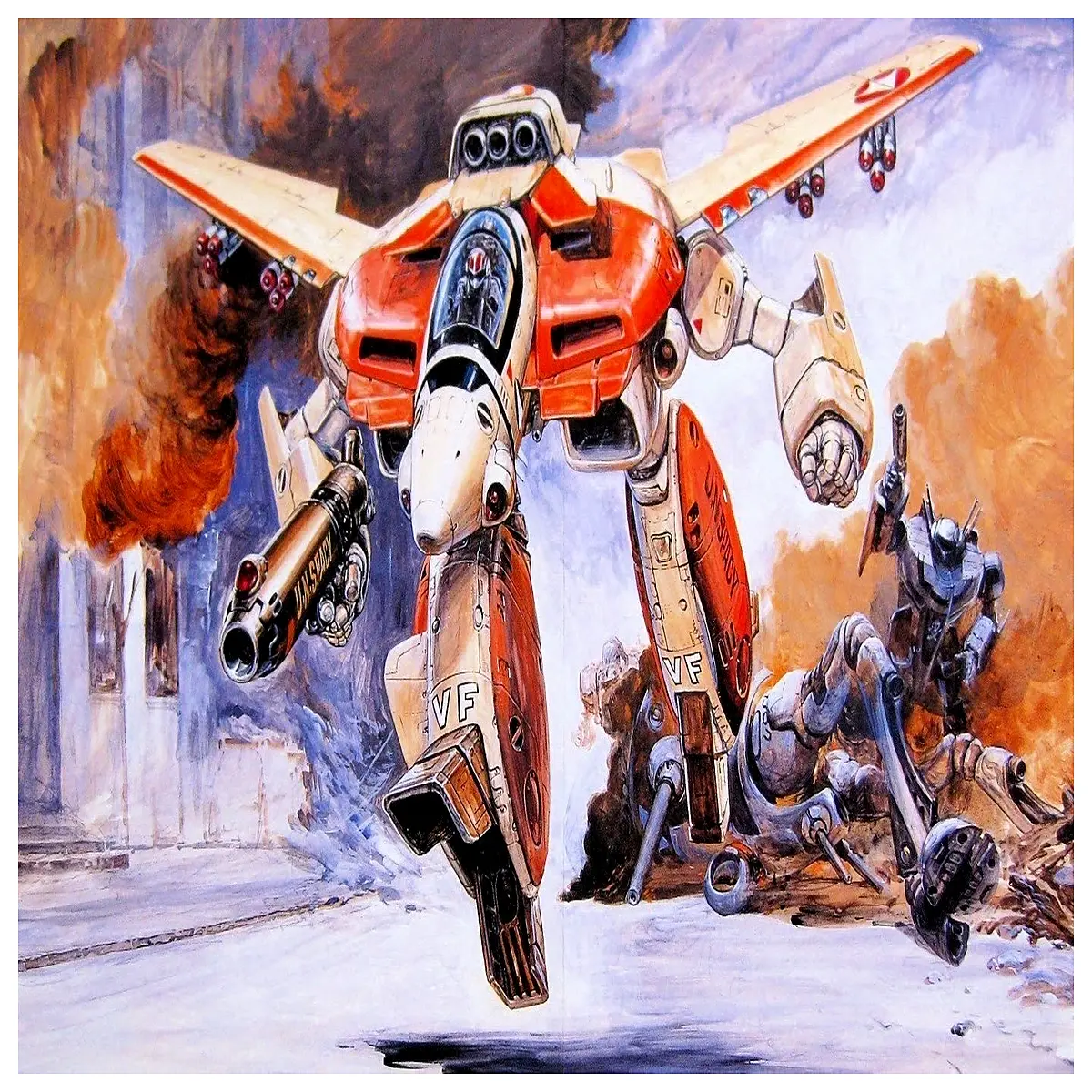hall forged mecha macross collectible sci fi action figure piece