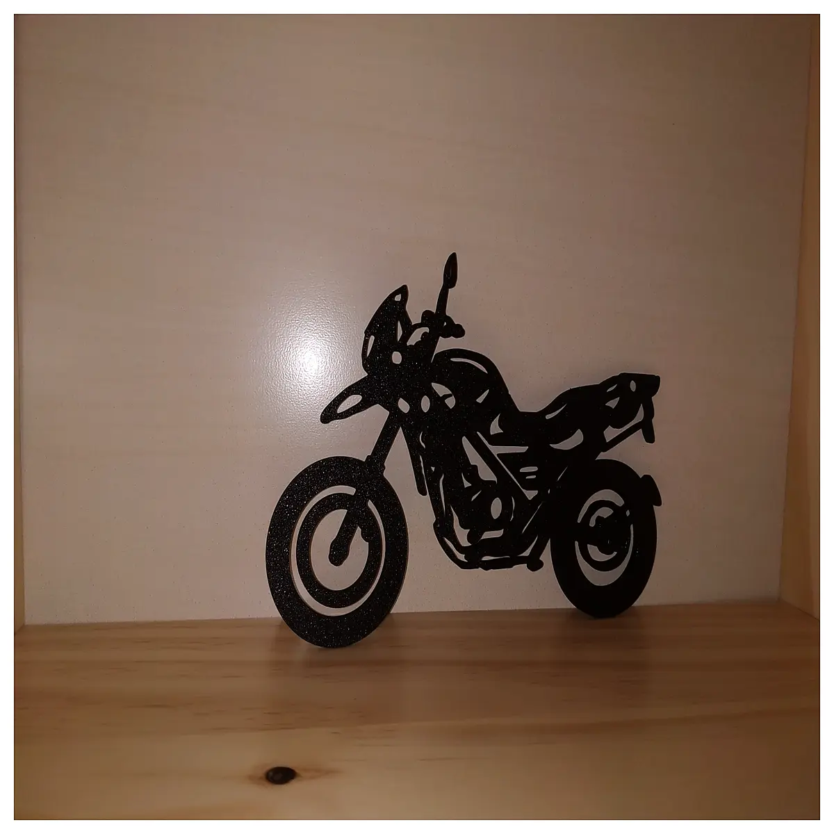 f650 gs wall art metal sign motorcycle decor adventure bike garage gift