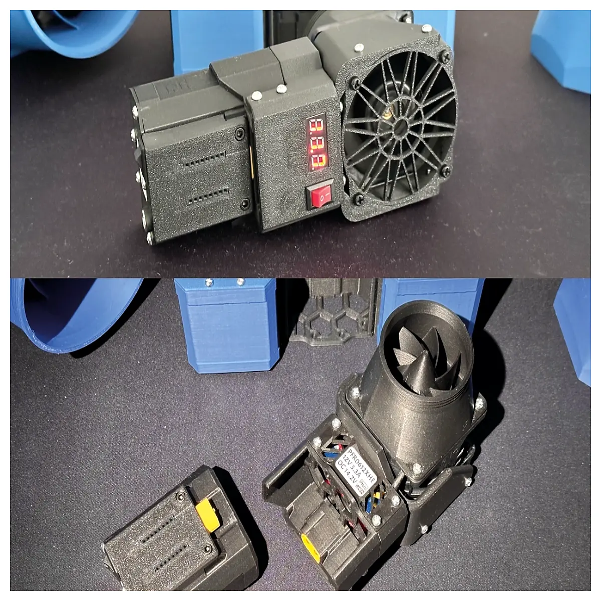 mini portable handheld high speed turbo cooling for outdoor camping travel hot weather personal air blower