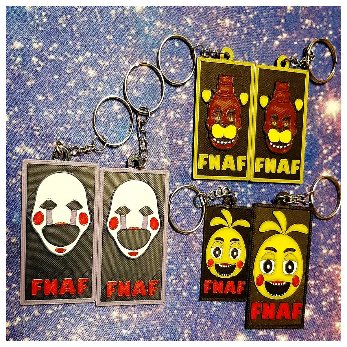five nights at freddy s plush keychain animatronic toy bag charm collectible fans