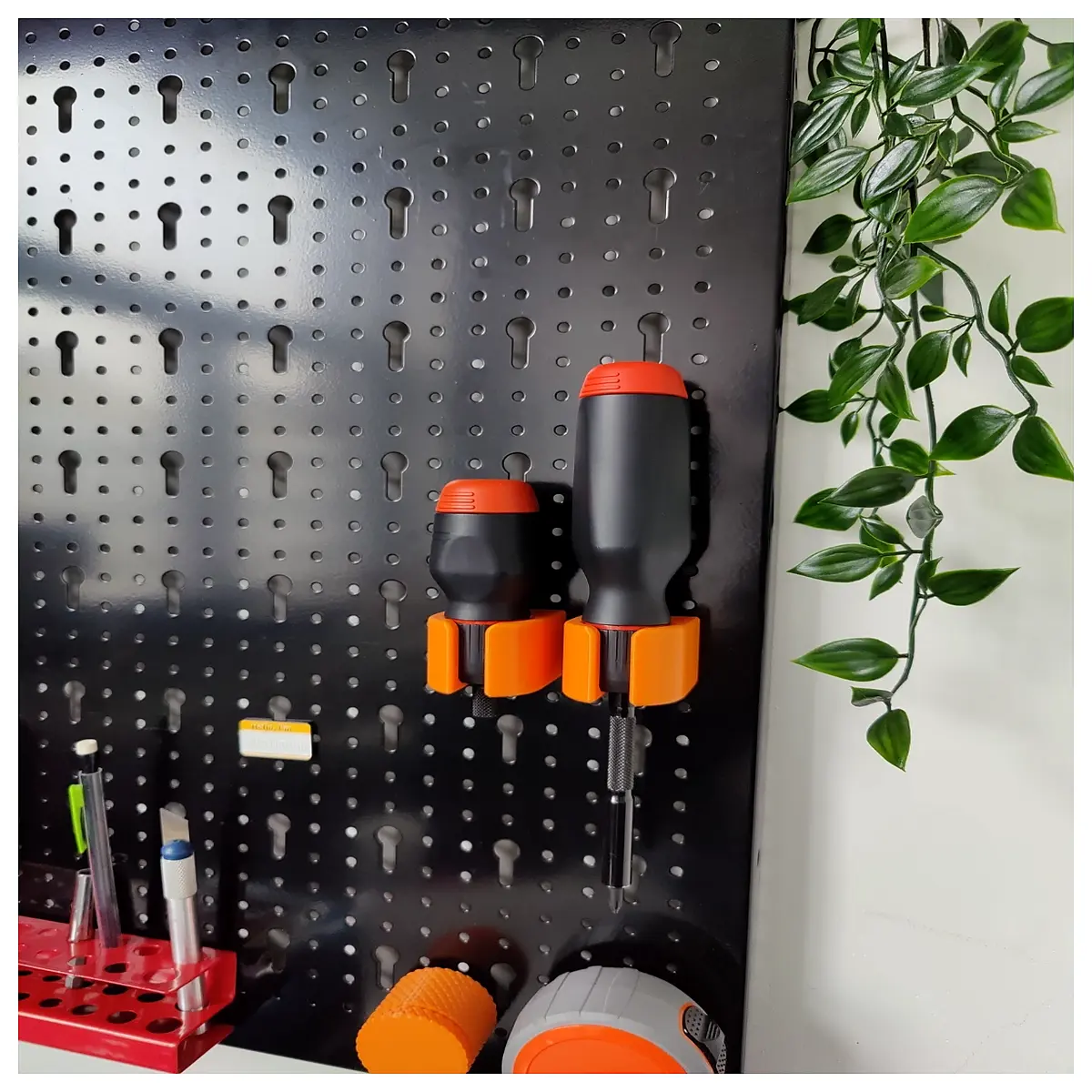 magnetic screwdriver holder rack for workbench organizer tool storage wall mount magnetic strip