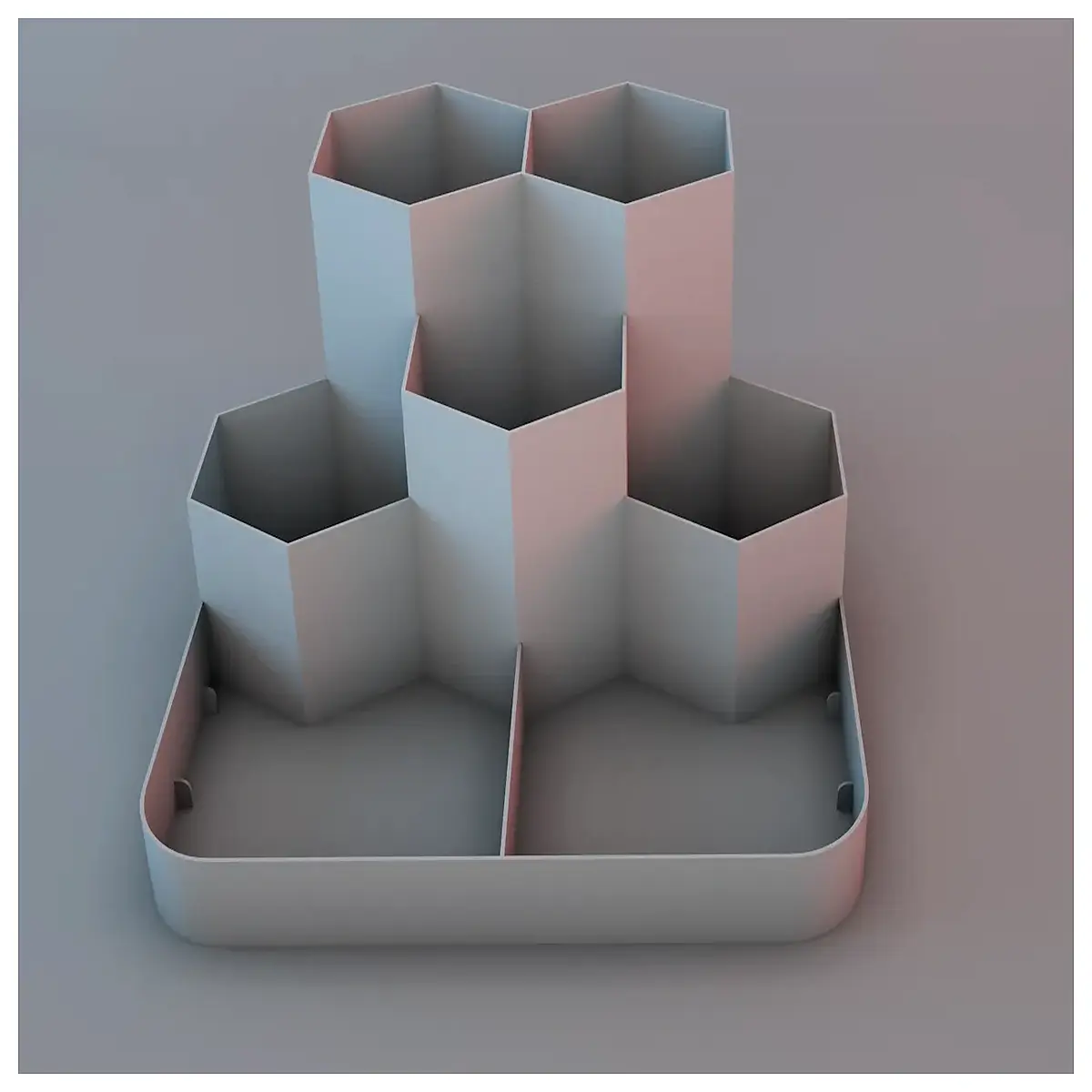 desk organizer with compartments for office supplies desktop storage box for pens and papers